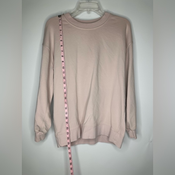 Lululemon Perfectly Oversized Crew Sweatshirt Size Medium Violet Verbana - Picture 4 of 7